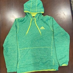 Adidas hooded sweatshirt.